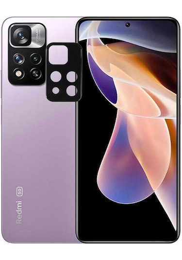 Xiaomi Redmi Note 11 Pro Plus 5g Zore 3d Kamera Camı Siyah