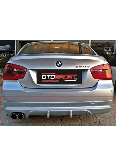 Bmw E90 Sport Arka Tampon Eki Fiberglass Boyasız