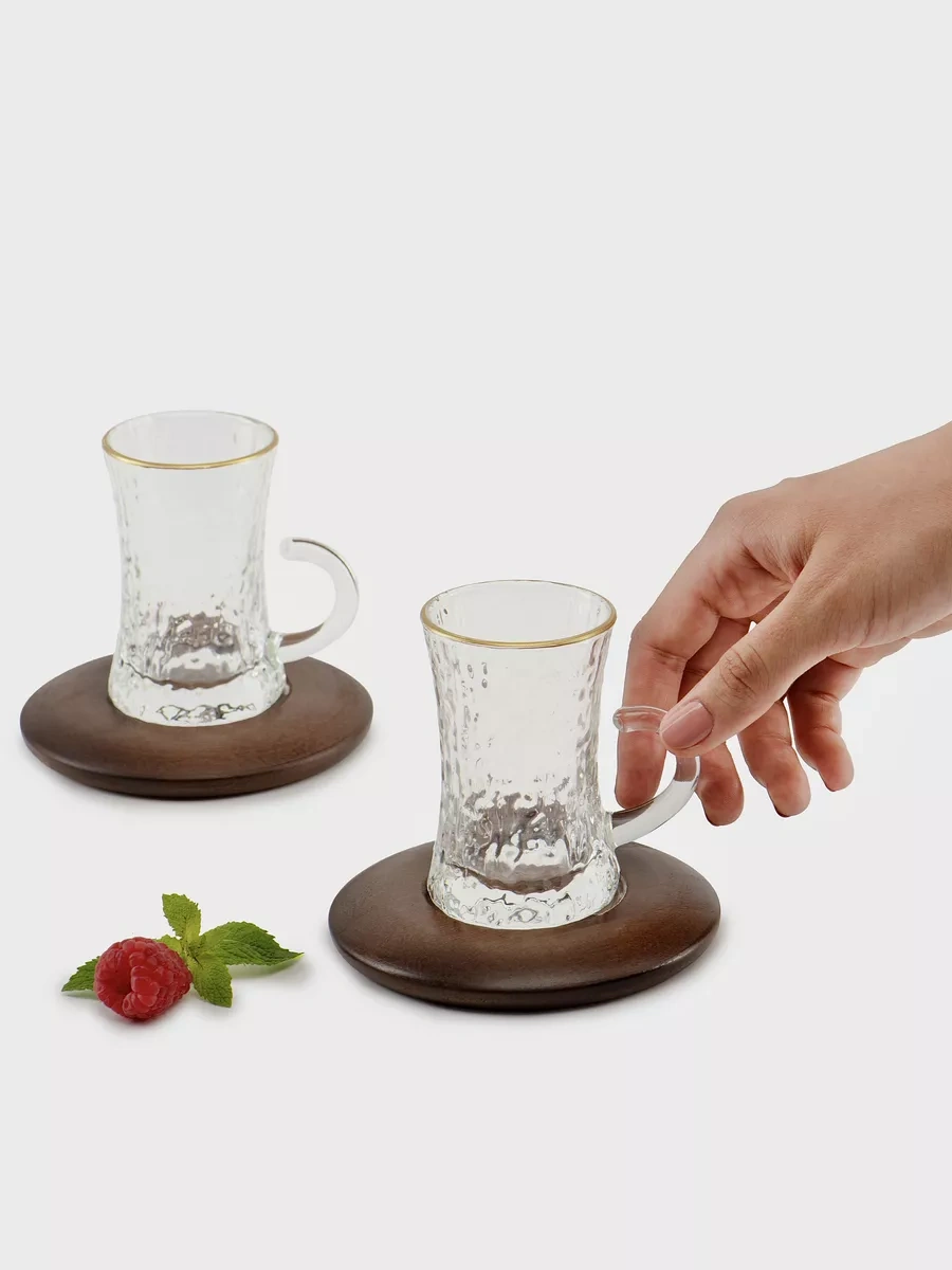 Comfy Craft Kahve Fincanları Ve Tabaklar, Türk Çay Bardakları 243062006 Kahverengi