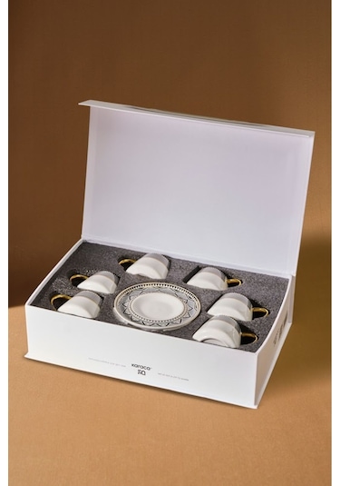 Karaca  Globe 6 Kişilik Kahve Fincanı Takımı 80 ml