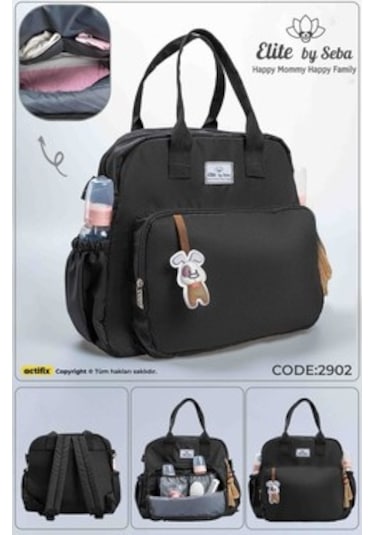 Elite Luna Anne Bakım Çantası-5100470 - Siyah Siyah