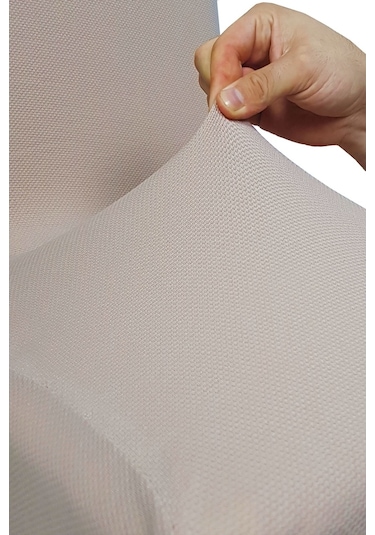 Bal Peteği Likralı Kumaş Yıkanabilir Tekli Sandalye Kılıfı-Örtüsü