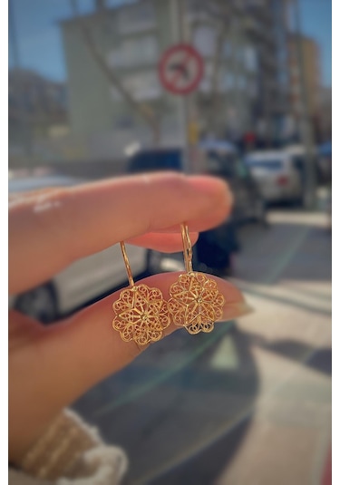 Gümüş Telkari Model Taşsız Anne Küpesi Diğer