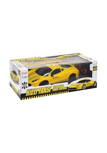 Toy-25 Toysan. Kumandalı Şarjlı 1:12 Hızlı Taksi Aracı