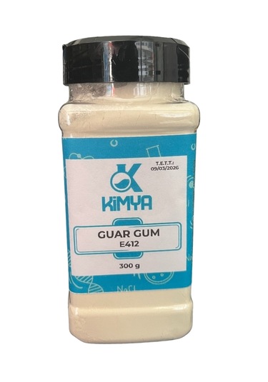 Guar Gum E412 300 Gr - Food Grade Guar Gam - Pratik Ambalaj