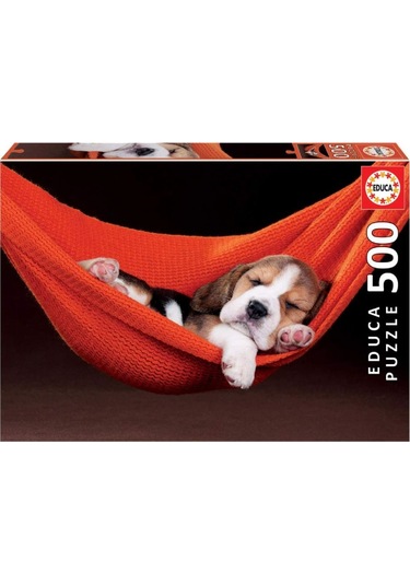 Educa 500 Parça Hamaktaki Köpek Yavrusu Puzzle