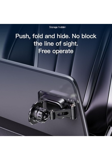 Luckysouk Yesıdo C155 Araba Manyetik Telefon Tutucu Merkezi Konsol Süspansiyon Ekran Katlama Braketi Siyah Yok Havalandırma Ng8ıhu