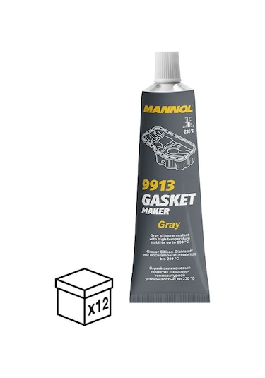 Mn9913-0.85 Gasket Maker Gray Gri Sıvı Conta 0.85 Gr 12 Adet
