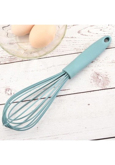 Pembe Yumurta Çırpma Faydalı Asılı Delik Uzun Ömürlü Manuel Silikon Krem Karıştırıcı Süt Karıştırma Aracı Mutfak Gadget Pembe