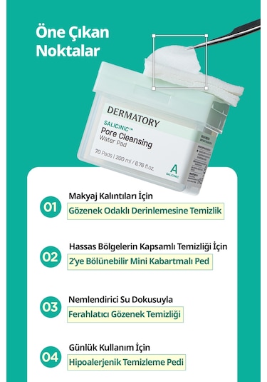 Dermatory Salicinic Pore Cleansing Water Pad