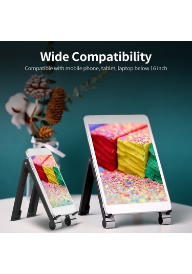 Pazly Pratik Bilgisayar Standı: Katlanabilir 3-in-1 Dizüstü Standı, Ergonomik Tasarım, Hafif Ve Taşınabilir