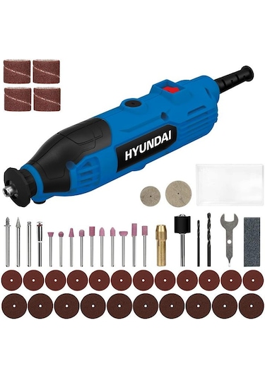 Hyundai Hgrv187 Mini Taşlama Gravür Seti 135W 187 Parça