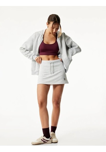 Koton Fermuarlı Kapüşonlu Kanguru Cepli Uzun Kollu Şardonlu Oversize Kadın Sweatshirt 6wak10151nk Gri Koton Fermuarlı Kapüşonlu Kanguru Cepli Uzun Kollu Şardonlu Oversize Kadın Sweatshirt 6wak10151nk Gri