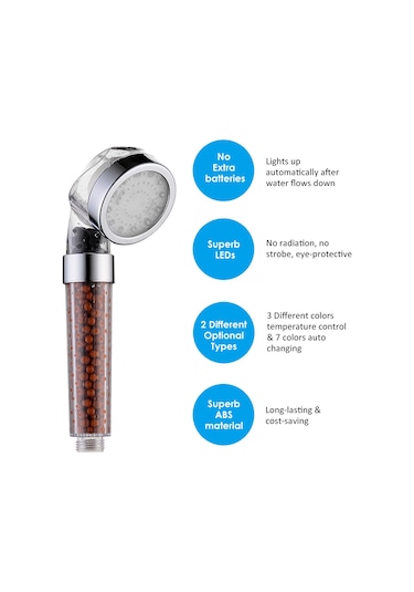 Suofeng 12 Led Isı Algılayan Renk Değiştiren Düş Şişesi, Otomatik Aydınlatma, Standart Bağlantı, Dayanıklı Abs Malzeme Diğer