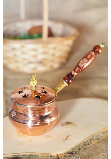 Bakır Buhurdanlık Bakır Renk