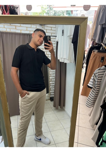 Tuba Toptaş Jogger Pantolon Bej