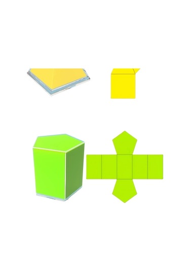 Willowhaven 16 Parça Geometrik Şekil Modeli 3d 2d Analiz Eğitim Seti