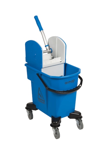 Ermop PRSTKV Tek Bölmeli Presli Kova Plastik Mavi