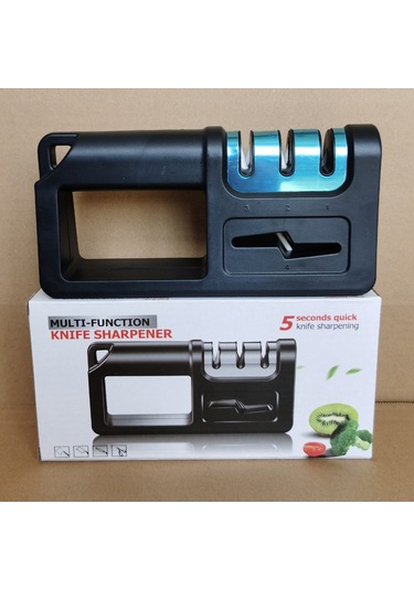 Mufunye Mutfak Elden Taşlama Aleti: Hızlı Dörtlü Fonksiyon, Bıçak Ve Makas Taşlayıcı, Sık Kullanımlı Dayanıklı Malzeme