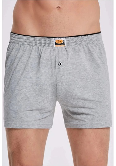 3'lü Paket İlke Erkek Penye Boxer 001