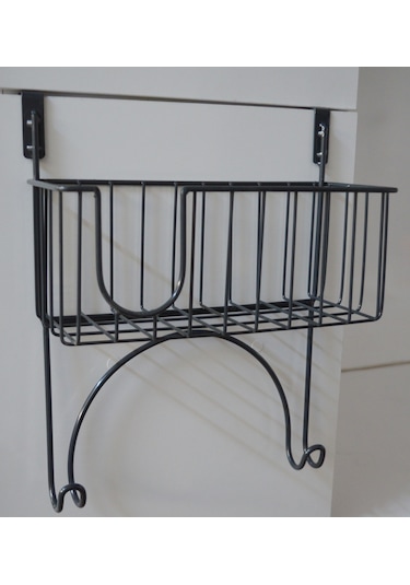 Filamento Siyah Kapı Arkası Ütü Ve Ütü Masası Askısı Ütü Düzenleyici Raf