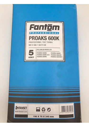 Profosyonel Kagıt Toz Torbası 5 Li