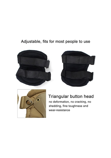 Wezone Ayarlanabilir Diz Ve Dirsek Koruyucu Seti - Spor, Koşu, Basketbol İçin Konforlu Korum Çok Renkli