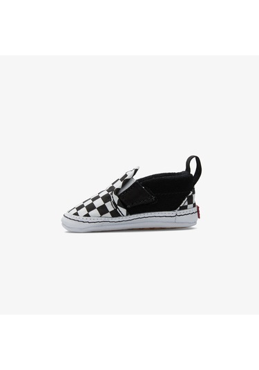 Vans Slip On V-crib Checkered Bebek Beyaz Spor Ayakkabı Va2xslfb7 Beyaz
