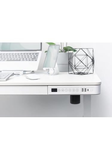 Usb Şarj İstasyonu Ve Çekmeceli Yüksekliği Elektronik Olarak Ayar