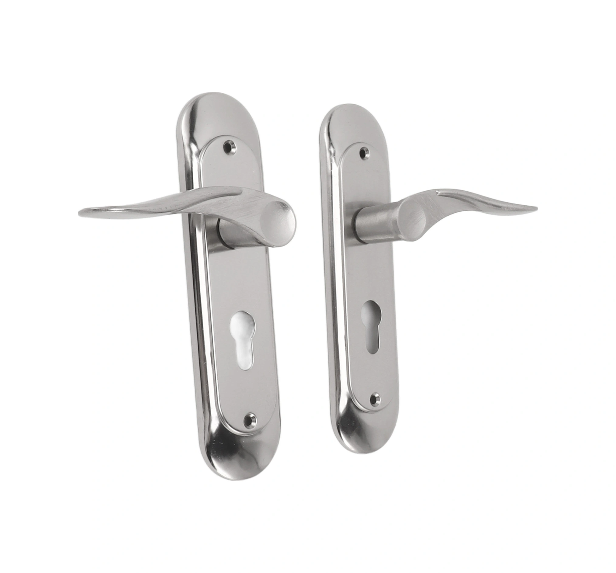 Geeroyoo Stainless Steel Odun Kapı Kilidi - Ev İçi Yatak Odası Kilit Seti, Dayanıklı Konstruksiyon, Kolay Kurulum, Ev Genel Kullanım