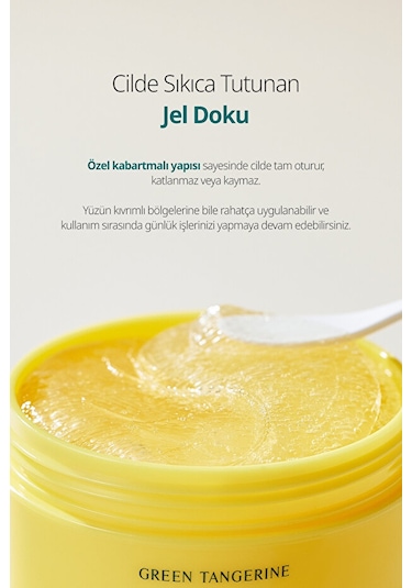 Goodal Yeşil Mandalina Özlü, Aydınlatıcı Göz Altı Maskesi Green Tangerine Vita C Eye Gel Patch