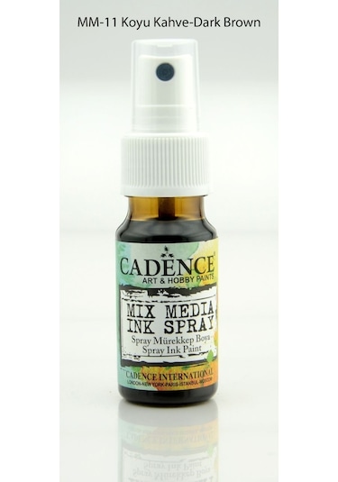 Cadence Mix Media Ink Sprey Mürekkep Boyası 25Ml - Mm11 K. Kahve