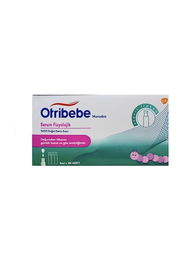 Otribebe Monodoz 5 ML 20'Li Flakon İzotonik Deniz Suyu