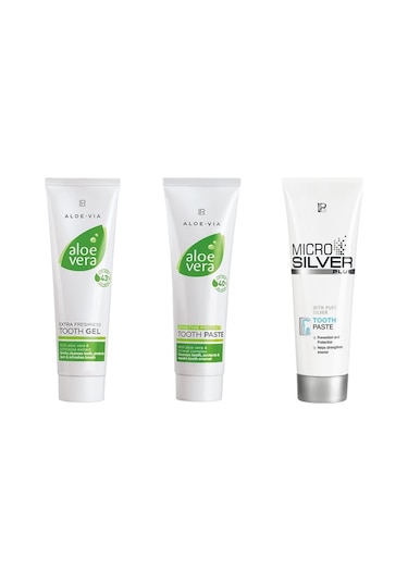 LR Ektra Freshness Diş Macunu 100 ML + Sensitive Protect 100 ML + Microsilver Diş Macunu 75 ML