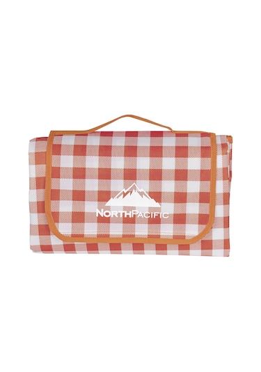 North Pacific Büyük Piknik Matı - Çanta Formlu Turuncu