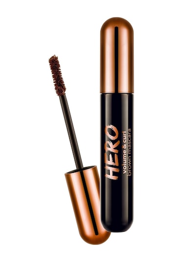 Flormar Hero Volume & Curl Yoğun Hacim Veren Nemlendirici Etkili Maskara 001 Brown Mascara