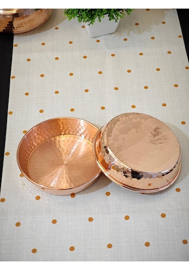 Modabakır Bakır Çerez Kase 2'li Model:4569852