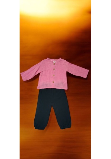 Bebek Pantolon Gömlek Takım Erkek renkli Çok Renkli