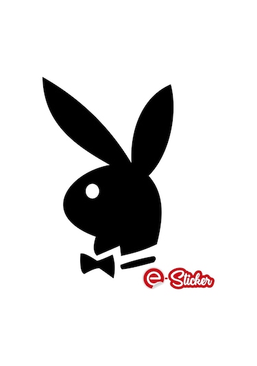 2 Adet Playboy Tavşan Oto Sticker Araba Sticker
