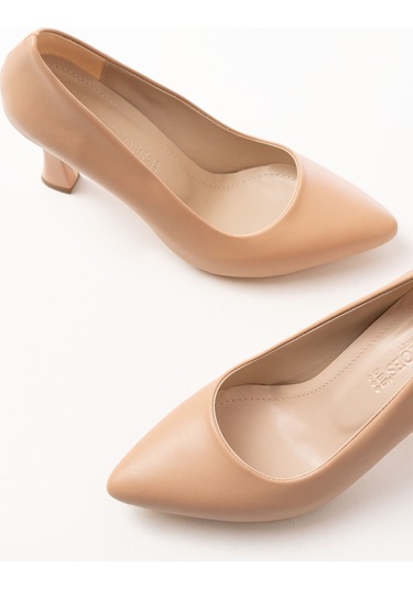 St-001 Nut Günlük 9 Cm Topuklu Bayan Stiletto Ayakkabı Siyah