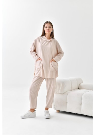 Ftz Women Kadın Takım Beige 30508-beıge Bej