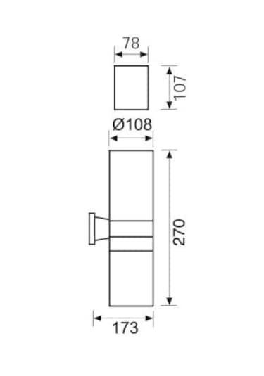 Jüpiter Bahçe Aydınlatma Aplik Jw 926 Antrasit