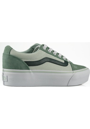 Vans Vn0a3tlc Wm Ward Platform Sneakers Unisex Spor Ayakkabı Yeşil