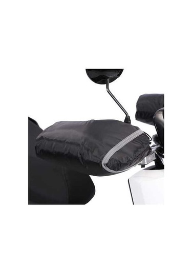Pazly Motosiklet Bisiklet Gidon Muffs Soğuk Hava Yağmur Rüzgar Geçirmez Bisikletçi Eldiveni El Isıtıcı Kapak