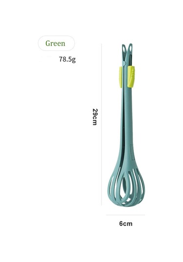 Xindoker Yeşil Nilon Kek Kaşığı, İki Kullanımlı Yemek Kolu Ve El Mikseri - Ev Fırında Mutfak Araçları Seti Diğer