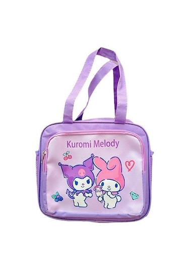 Pazly Büyük Termal Beslenme Çantası, Bez Çanta Açık Mor, Pratik Ve Şık Açık Mor