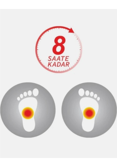 Hot-comfort 8 Saat Etkili Ayak Isıtıcı Pad 2x2'li Paket Turuncu