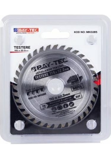 Bay-tec Mk0285 Parke Sunta Elmas Kesici Testere Disk 115x22.2 MM