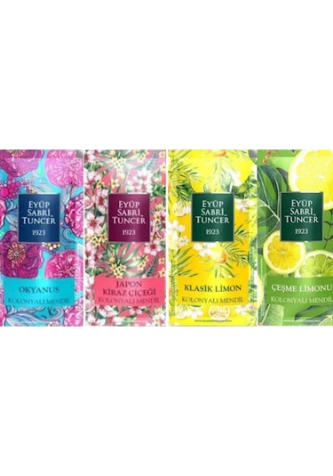 Eyüp Sabri Tuncer Kolonyalı Mendil 4 Lü Set 600