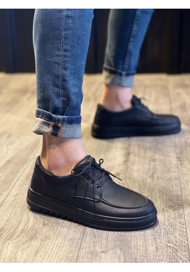 Knack Günlük Ayakkabı T12 Siyah Siyah Taban 001